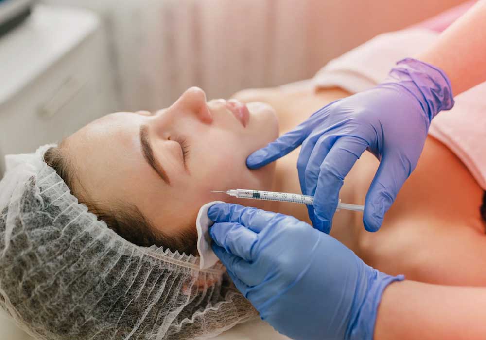 Injecting Botox
